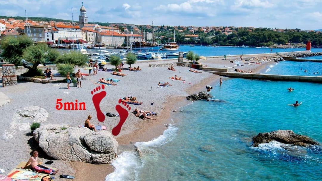 Apartman Jezevac Krk Town Eksteriør billede